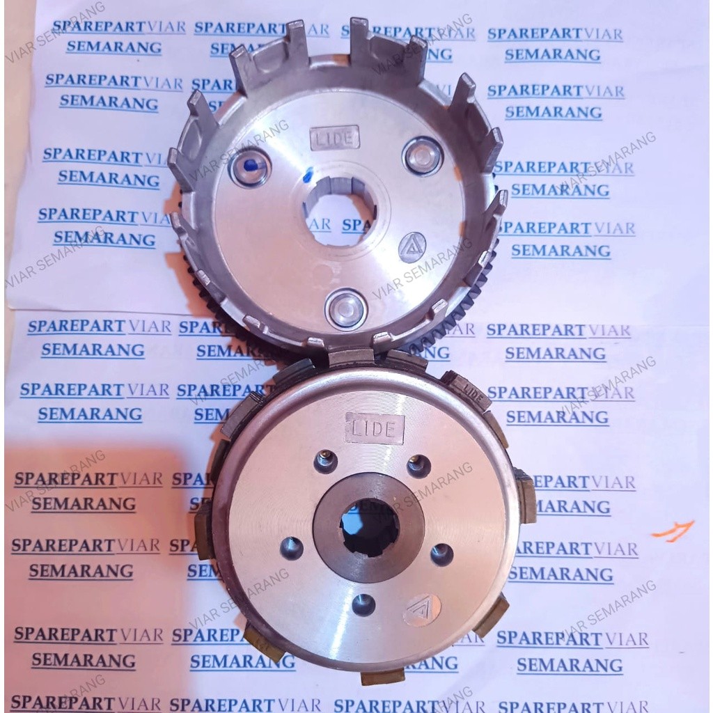 Tiga Roda Rumah Kopling SET viar tossa kampas 7 lebar original kopling viar tossa happy kaisar dll k