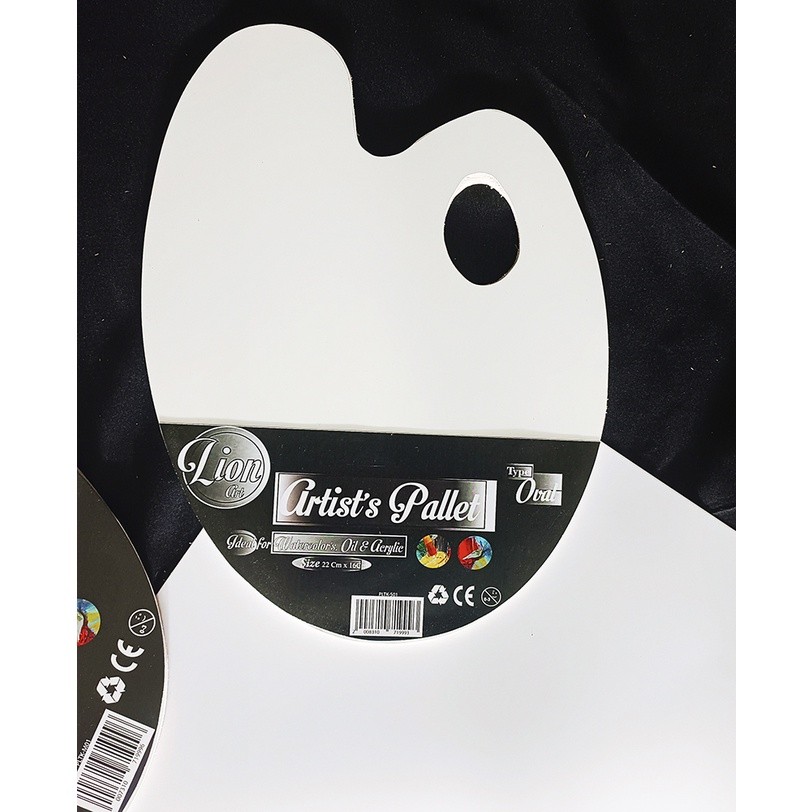 

[MSS] LION Palet Lukis Kayu Oval