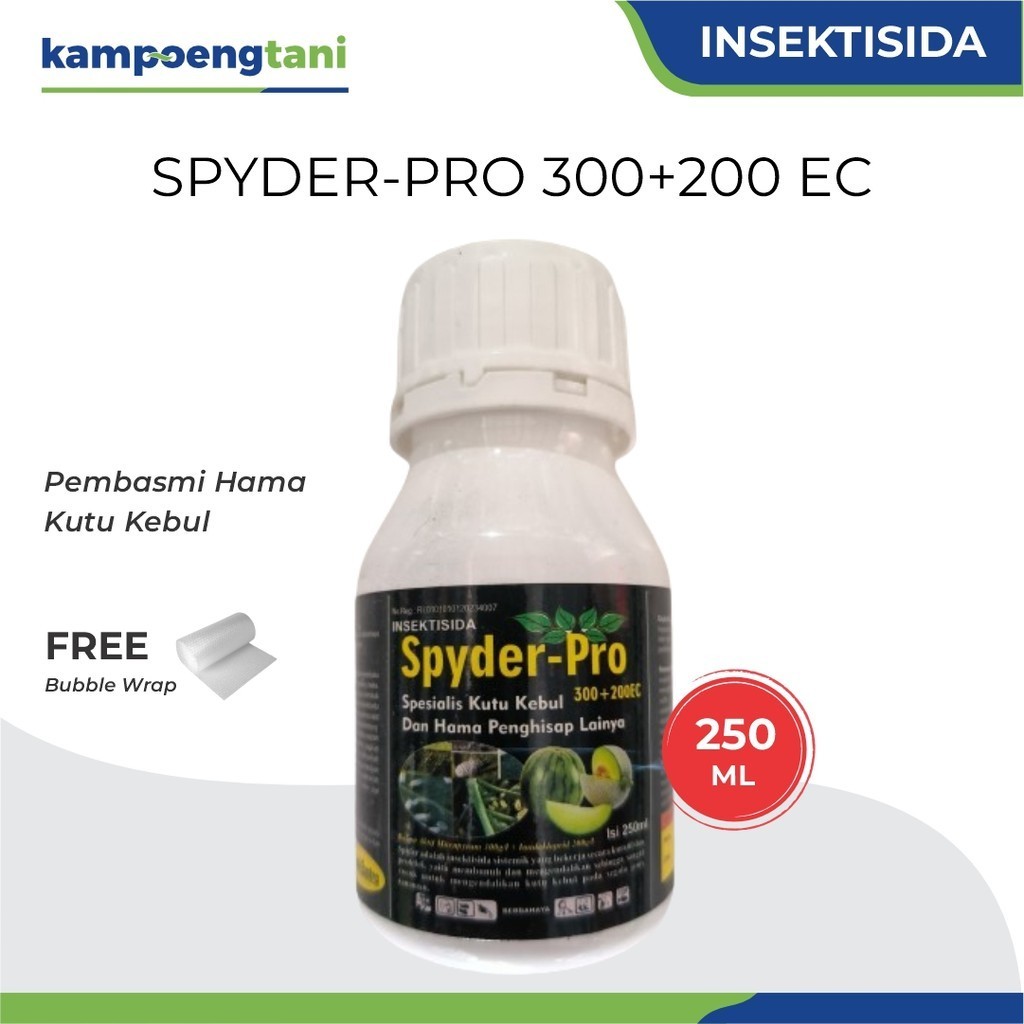 Kampoeng Tani - Insektisida Spyder Pro 300+200 EC 250 ml Nitenpyram Imidakloprid Pembasmi Kutu Kebul