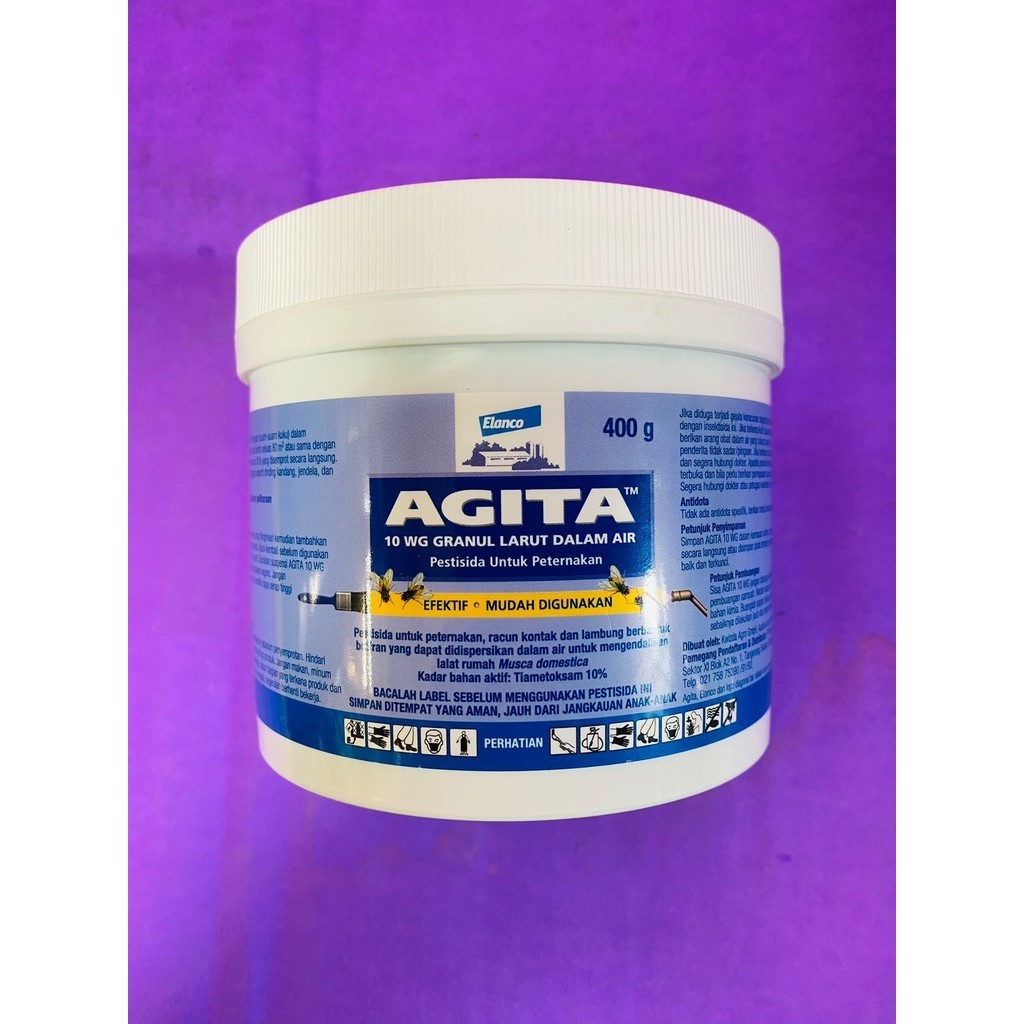 Pestisida pengendali lalat AGITA 10WG isi 400gr dari ELANCO