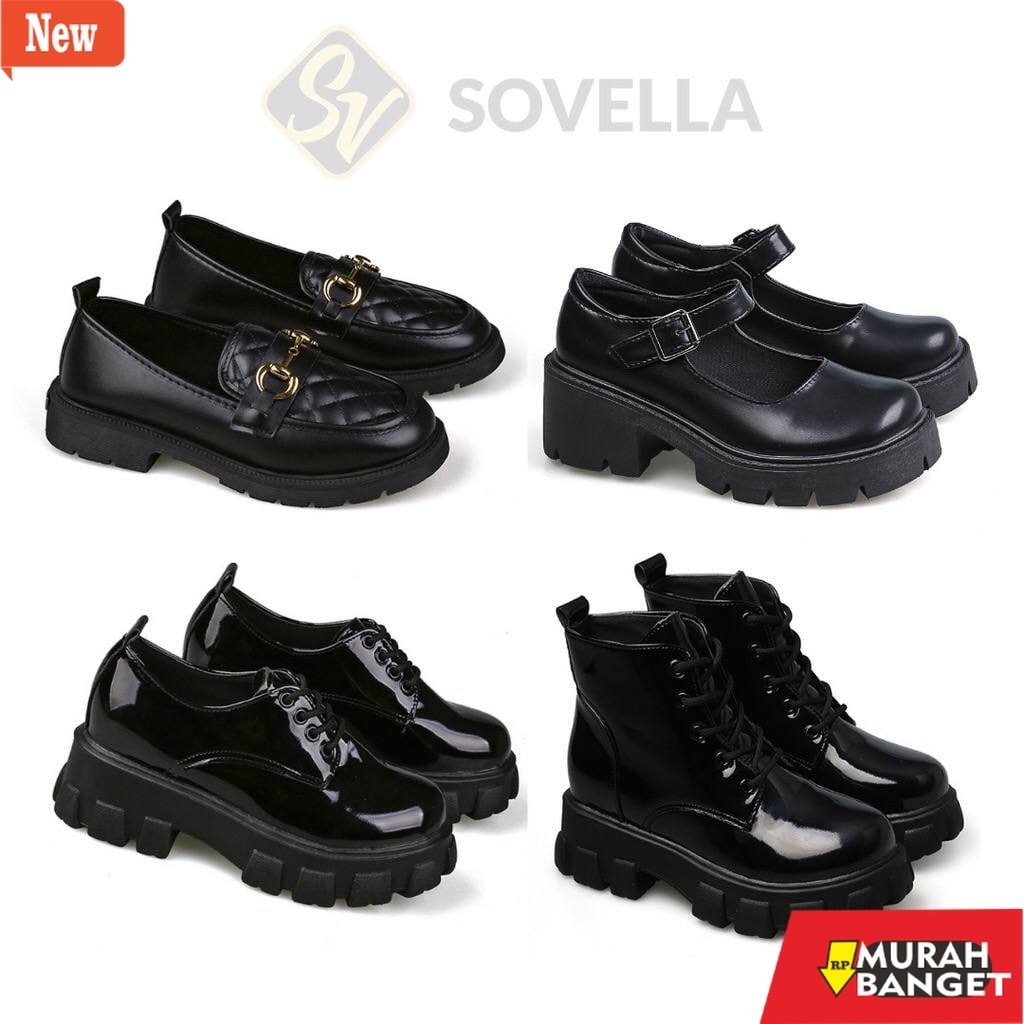 sepatu sneakers wanita original SOVELLA Rachel Sepatu Sneakers Boots Formal Kerja Wanita