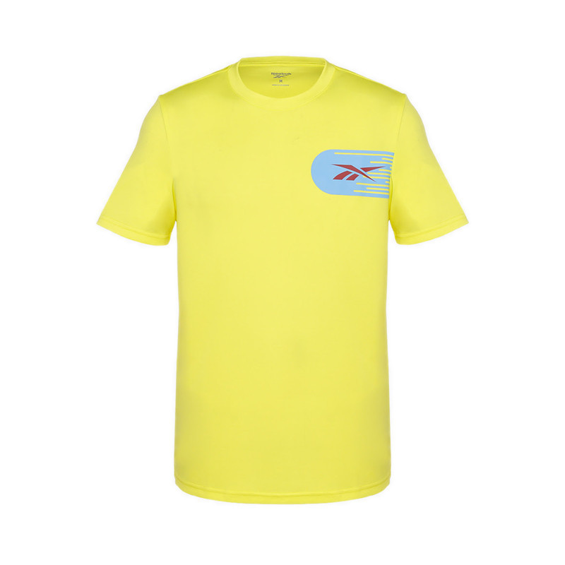 Reebok Mens Running T-shirt - Lime