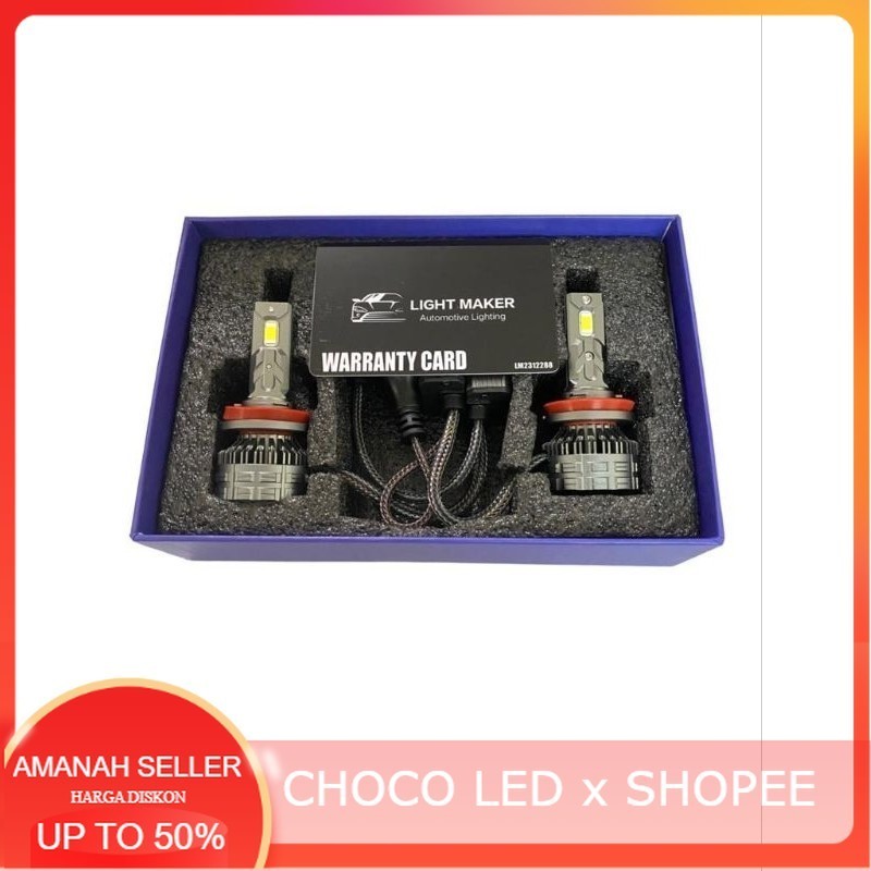 Lampu Led Mobil Foglamp Led Mobil H4 H8 H9 H11 H16 HB3 HB4 55 Watt Bergaransi COD