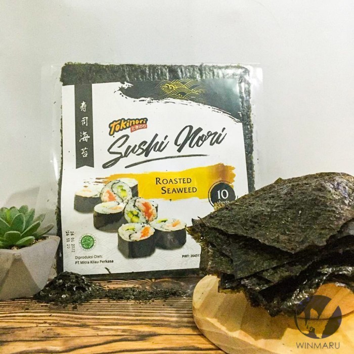 

HEMAT! Sushi Nori Tokinori Seaweed Rumput Laut 10 sheets/lembar