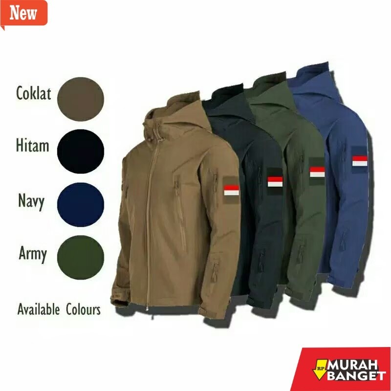 jaket kulit pria garut Jaket Tad Bravo Tactical Timnas Indonesia Gratis Logo Garuda / Jaket Tad Tact