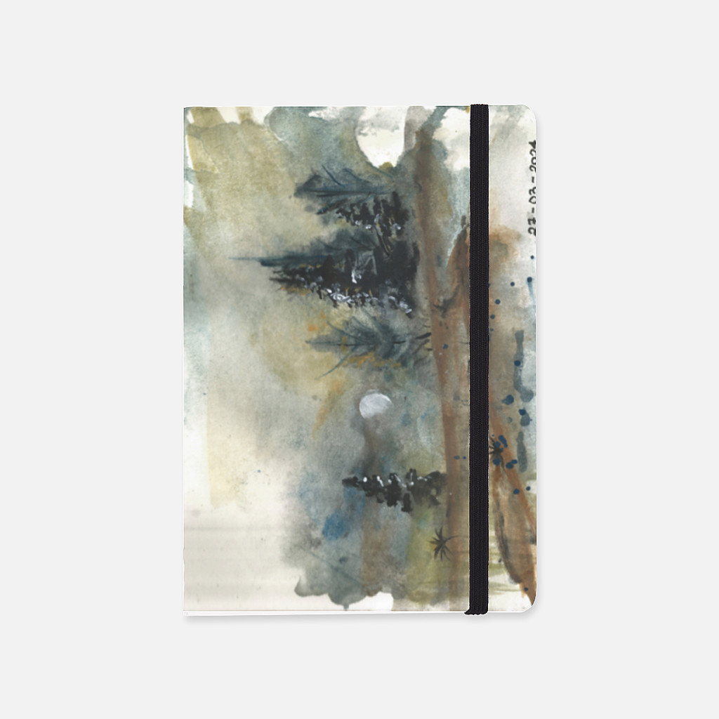 

Soft Cover Notebook FOREST COVER NOTEBOOK (DARK BROWN)