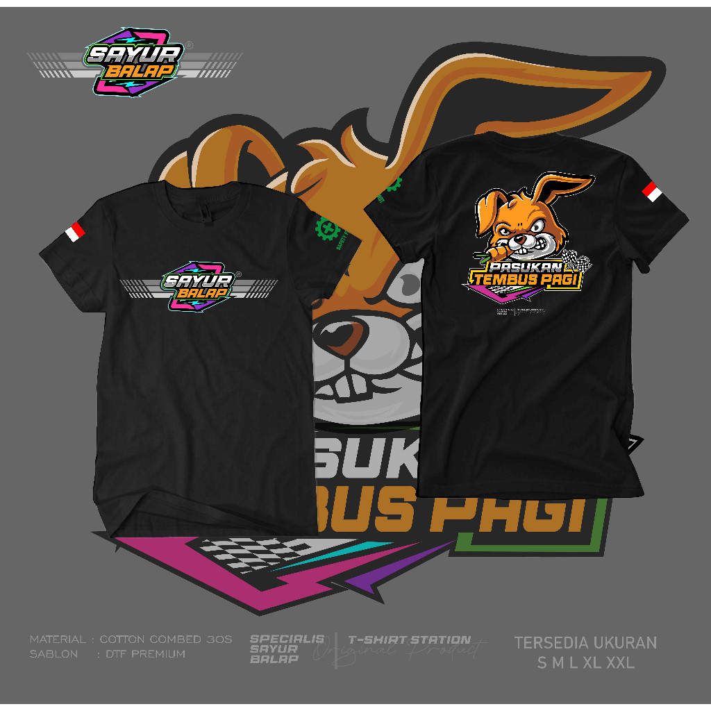 Kaos sayur balap new artikel - Master Gaya - Kaos Distro Terbaru - 2024 - Bisa COD