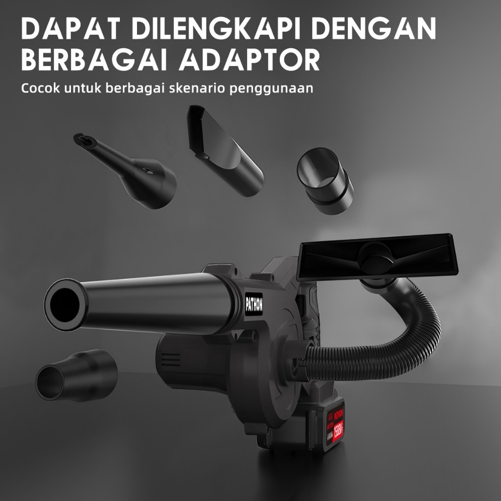 SOARFLY Mesin Blower Baterai 2 IN 1 Meniup Menghisap Blower Keong Mesin Blower Penghisap Angin Alat