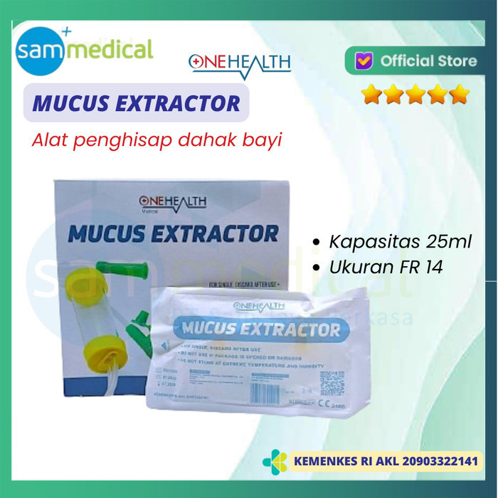 One Health Mucus Extractor / Alat Penghisap / Penyedot Lendir Dahak Bayi /Onehealth Penyedot Lendir 