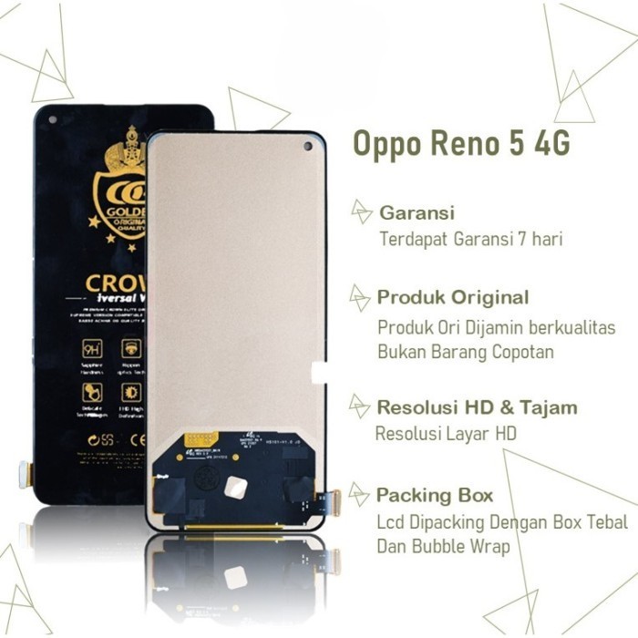 LCD TOUCHSCREEN OPPO RENO 5 4G / RENO 6 4G ORIGINAL FULLSET COMPLETE / LCD OPPO RENO 5 4G / LCD RENO
