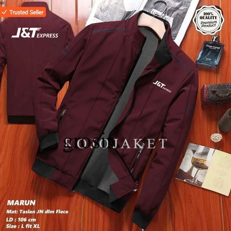 JAKET JNT EXPRESS SABLON J&T WATERPROOF TERBARU