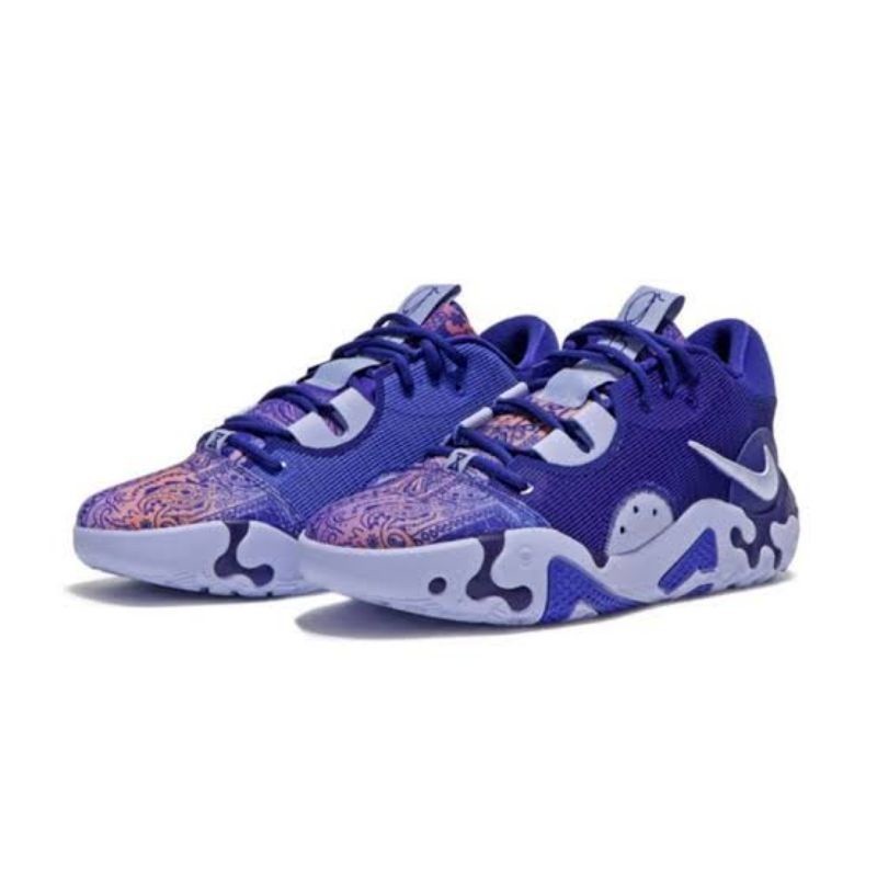 sepatu basket nike PAUL GEORGE/ PG 6 BLUE PAISLEY premium original high quality