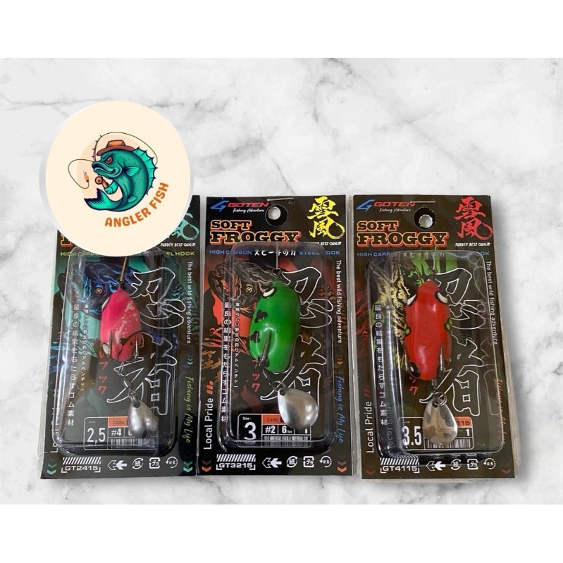 Umpan Kodok palsu softfrog goten