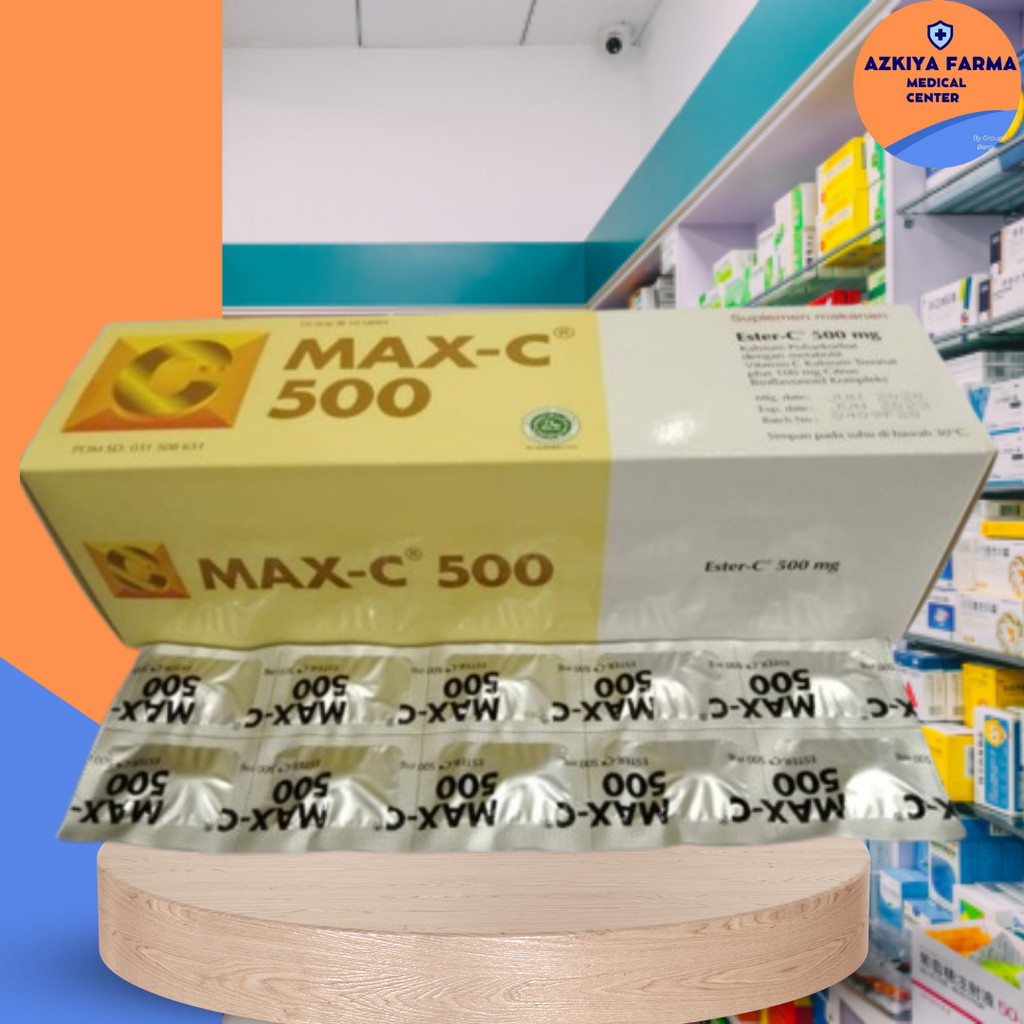 ready- max c 500 ester c mg hrg/strip isi 10 kaplet originale