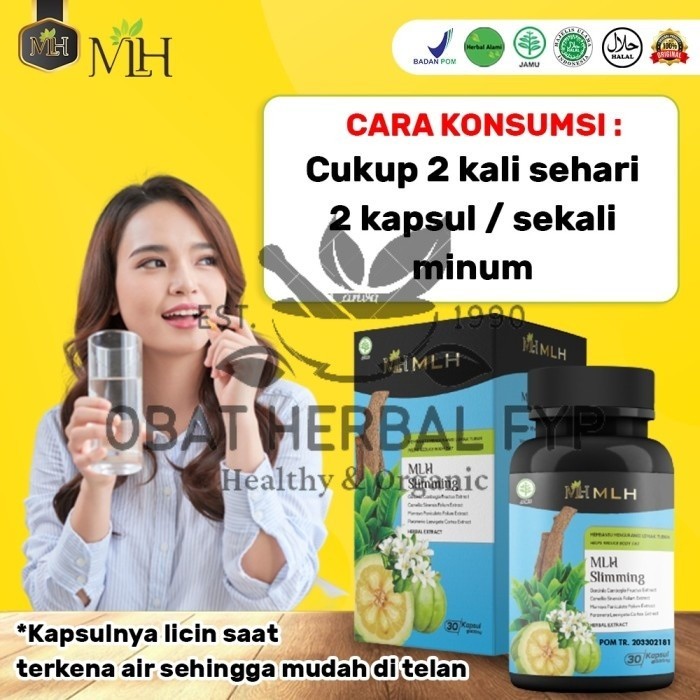 AMPUH MLH SLIMMING KAPSUL DIET PROMO MLH SLIMMING TURUN BERAT BADAN HERBAL(Gratis Ongkir)Free shippi