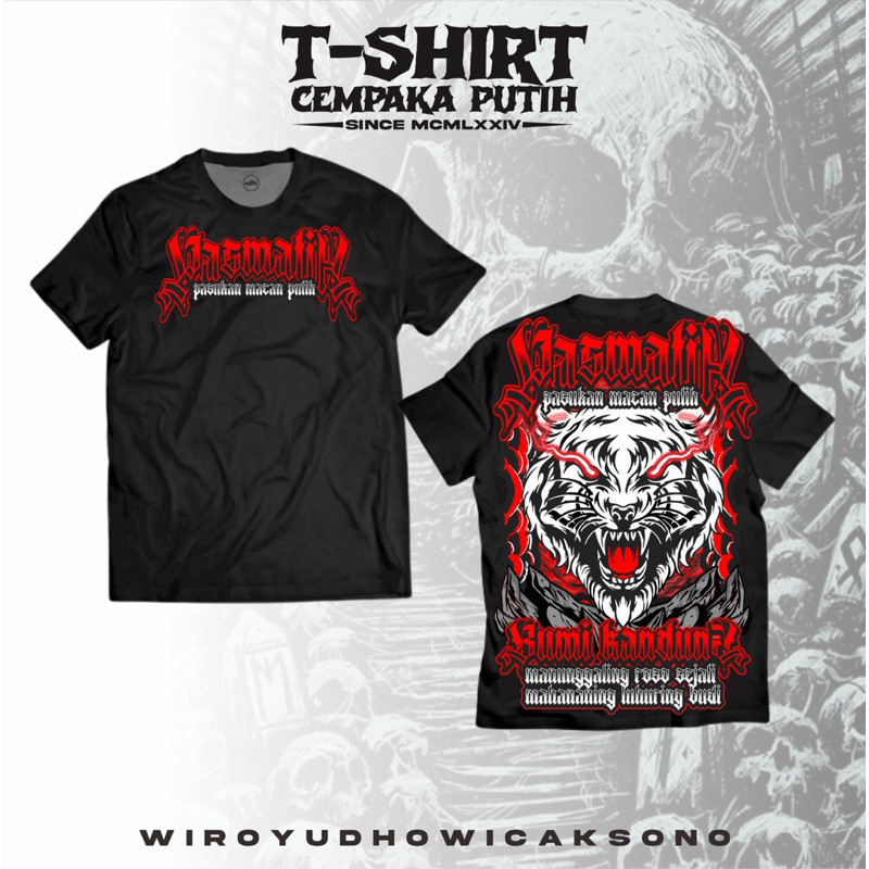 Kaos Pscp Pasmatih Pasukan Macan Putih Bumi Kandung Motif Terbaru Eigty Eight Tidak Full Punggung A4