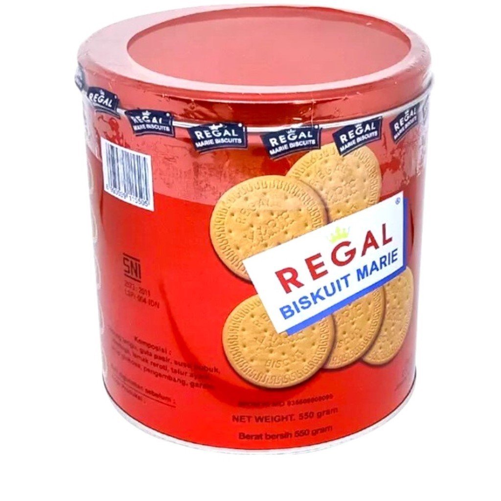 

Biskuit Regal Marie Biscuit Special Quality Kaleng 550 Gram