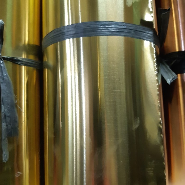 Plat kuningan lembaran 36cmx120cm tebal 0,3mm