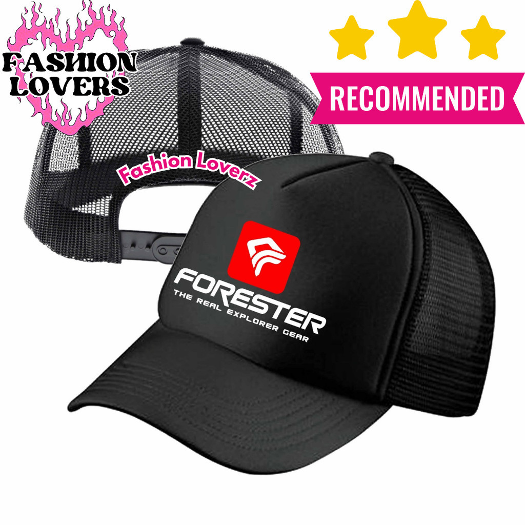 Fashion Loverz Topi Trucker FORESTER - Topi Distro FORESTER Logo - Topi FORESTER Premium - Topi Pria