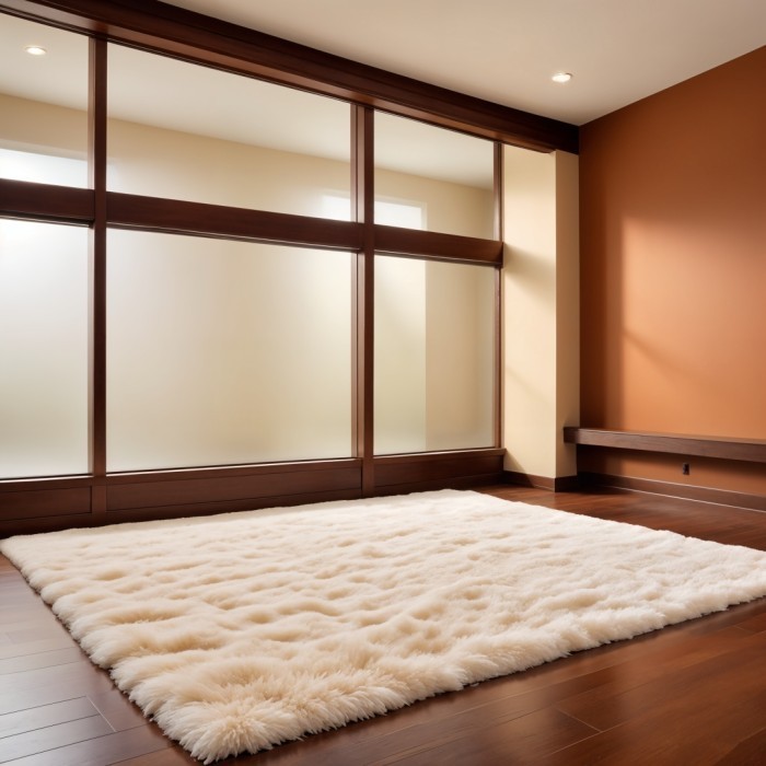 Karpet bulu rasfur ukuran 180X80X5CM LP