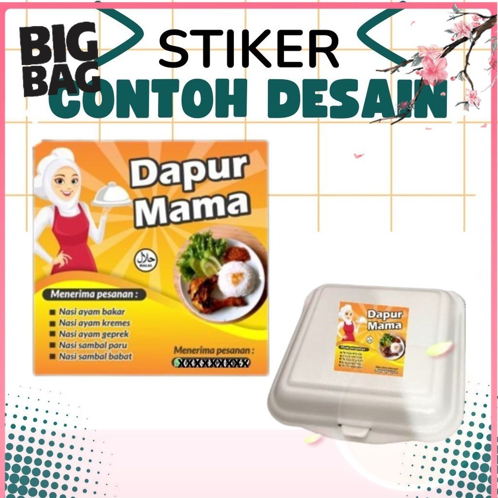 

BIGBAGPRINT- CETAK STIKER LABEL MAKANAN MINUMAN |LABEL LOGO MAKANAN