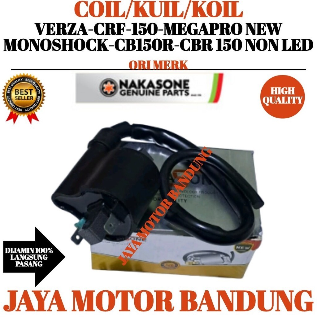 KOIL VERZA -CRF 150 -MEGAPRO NEW MONOSHOCK -CB150R -CBR 150 NON LED KUIL CRF KOIL  CRF 150 CBR 150 R