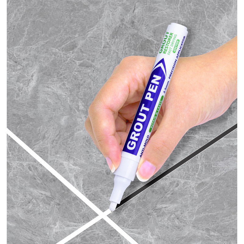 

8 Colors Waterproof Tile Marker Grout Pen Colorant And Wall Seam Pen For Bathroom Wall Floor Decontamination Seam Repair Tools