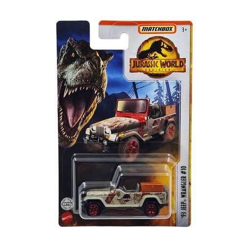 DC999 '93 JEEP WRANGLER #10 MATCHBOX JURASSIC WORLD DOMINION DIECAST