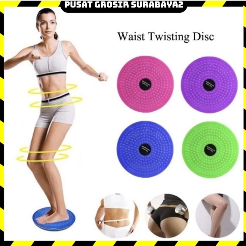 Piring Senam Waist Twisting Disc / Alat Olahraga Senam / Alat Olahraga Putar Pengecil Perut piring s
