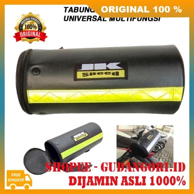 Tas Tabung Jas Hujan Motor Tas Mantel Sepeda Motor Tas Jas Hujan Motor Universal ORIGINAL