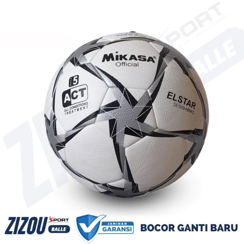 QJ18FX Bola sepak MIKASA ELSTAR bola kaki premium size5 jahit