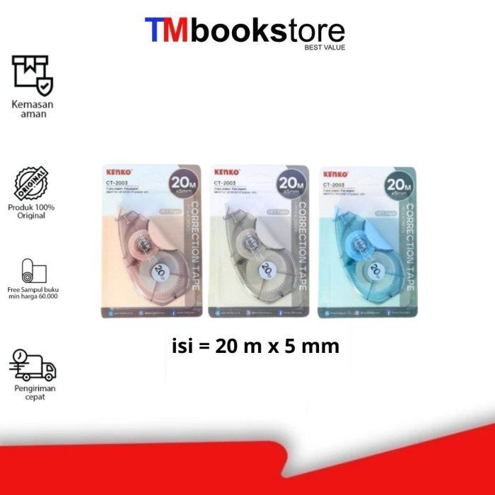 

CORRECTION TAPE CT-2003 KENKO TMBOOKSTORE