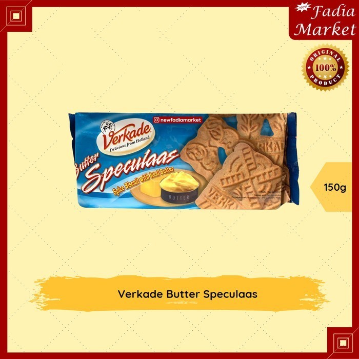 

Verkade Butter Speculaas (Biscuit Rempah dengan Mentega) 150g