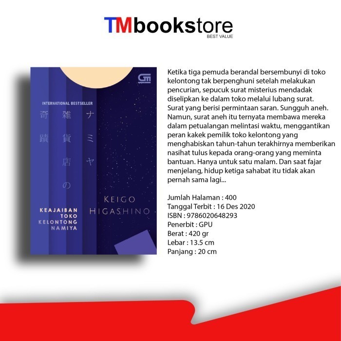 KEAJAIBAN TOKO KELONTONG NAMIYA (THE MIRACLES  OF THE NAMIYA)