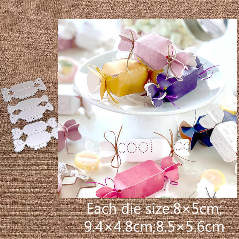 

New Design Craft Metal stencil mold Cutting Dies candy box set decoration scrapbook die cuts Album Paper Card Craft Embossing