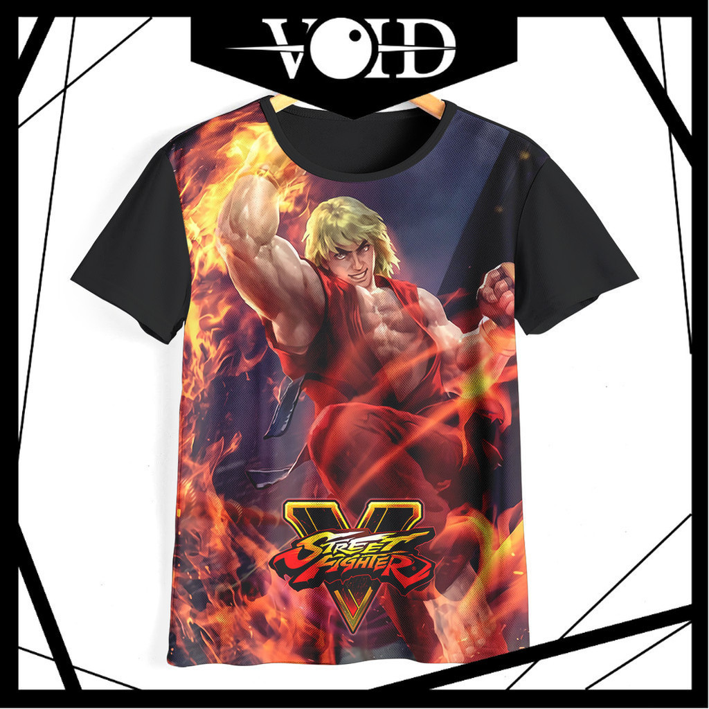 Kaos Street Fighter Keren dan Adem | Kaos Ken Street Fighter Anak & Dewasa | 06SF Street Fighter Ken