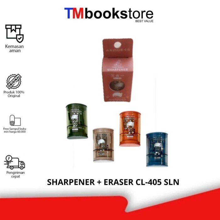 

SHARPENER + ERASER CL-405 SLN TMBOOKSTORE