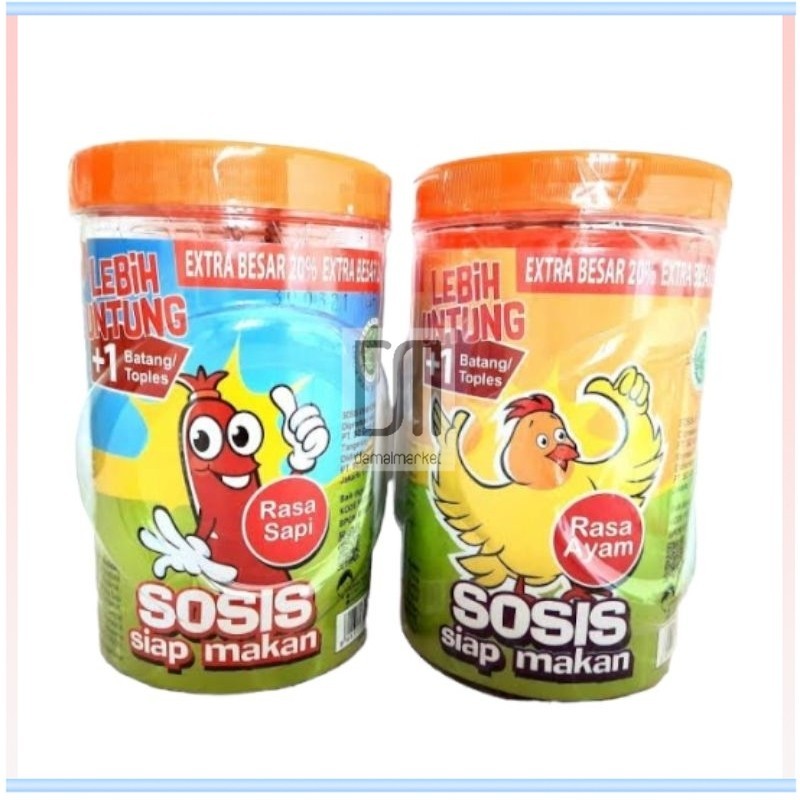 

Sosis So Nice Sonice Premium Siap Makan Rasa Ayam Sapi Otak-Otak Ikan Kemasan Toples Ekstra Besar Halal Cemilan Anak 17 18 21 525 gr 24+1 24+2 1 24 25 Pcs Kardusan Eceran Grosir Murah