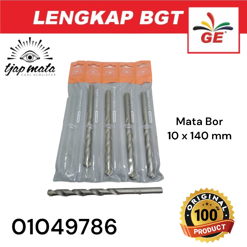 TJAP MATA Mata Bor Beton Tembok 10x140 mm Cap Tjap Mata - 01049786