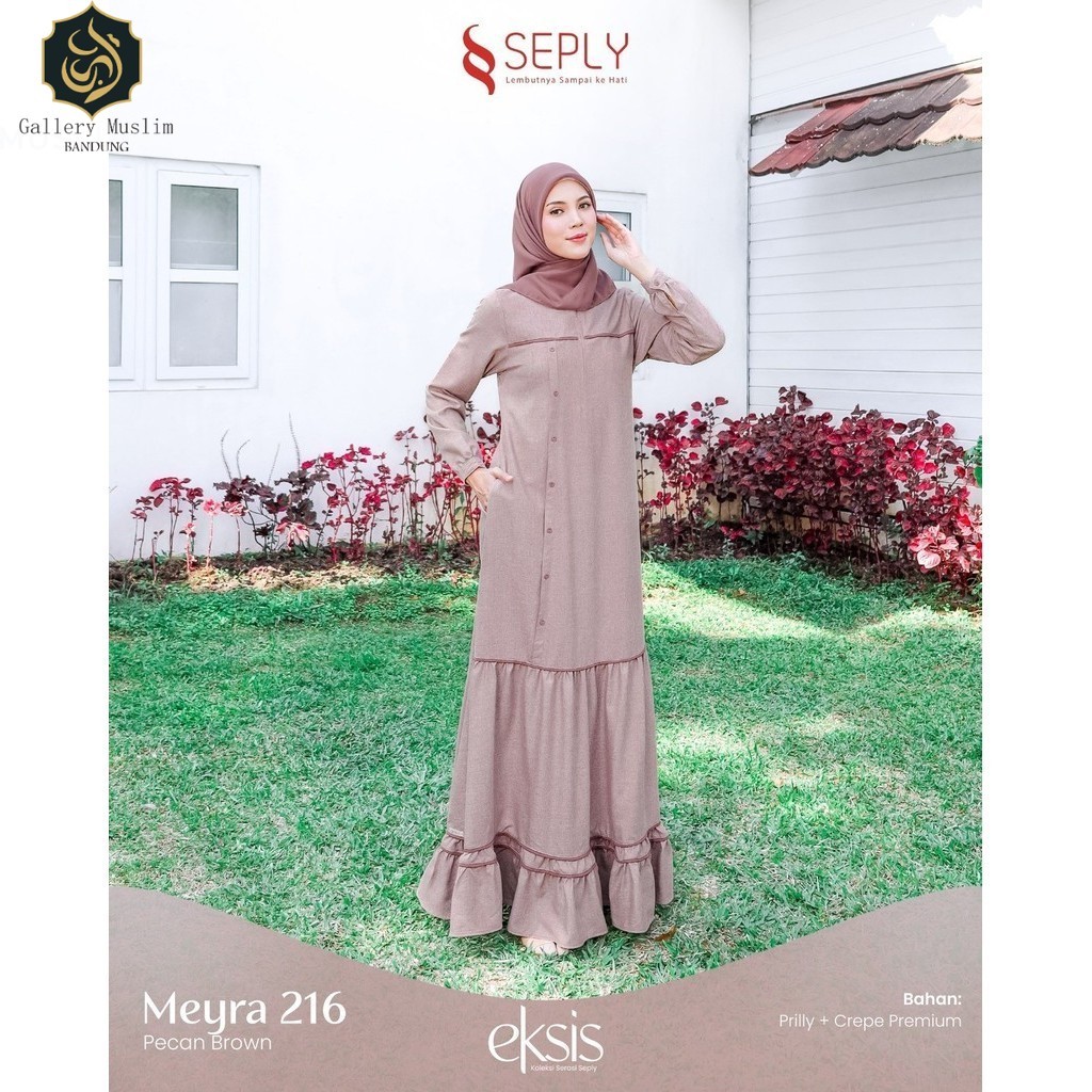 Gallery Muslim Bandung Sarimbit Keluarga Gamis Wanita Meyra 216 by Ethica Original Branded Berkualit