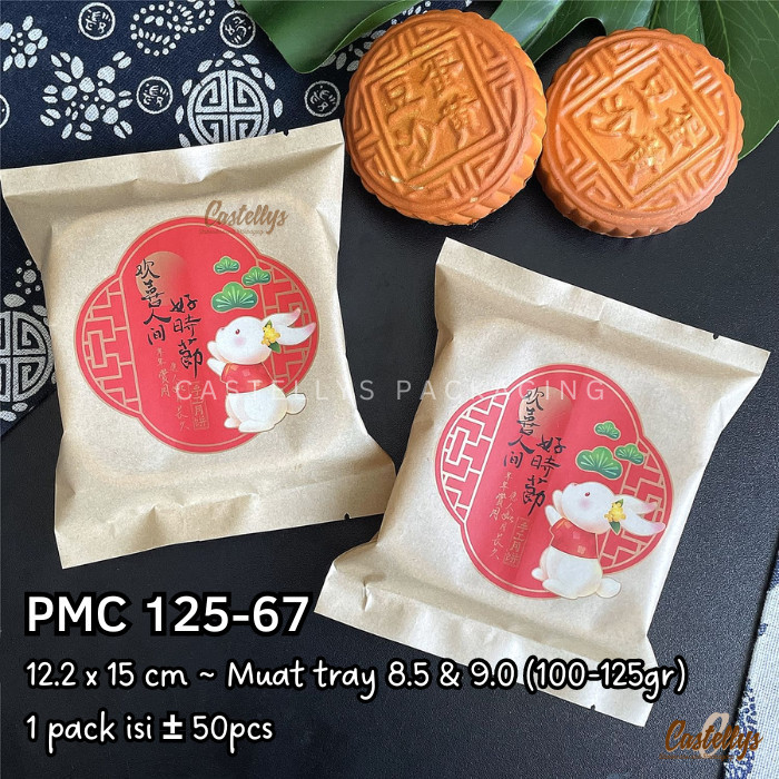 Plastik Mooncake 100gr - 125gr PMC 125-67 Kue Pia Bulan Snowskin Mochi
