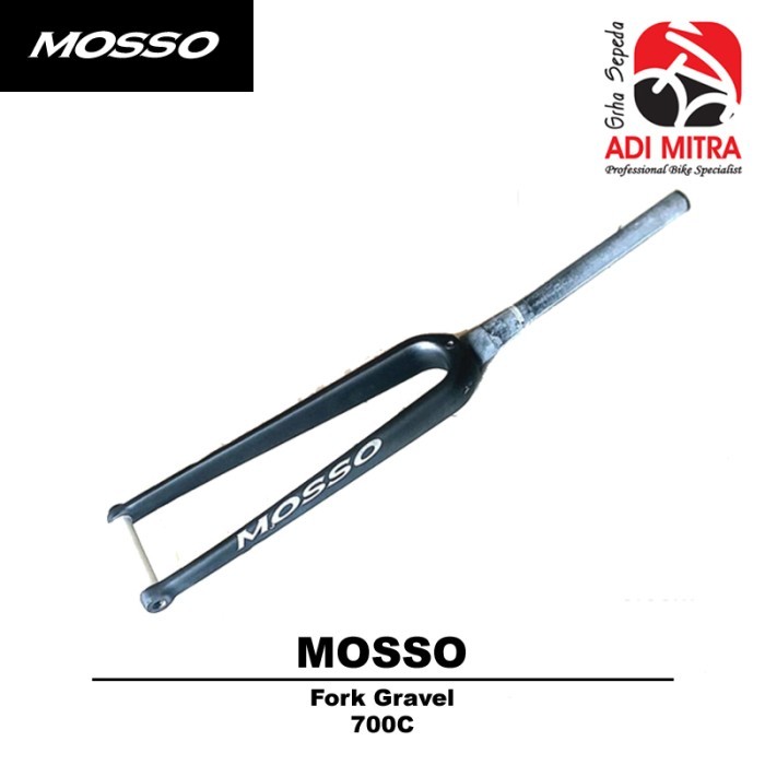 Mosso Fork Rigid Gravel Disc Brake Fork Sepeda Carbon 700C