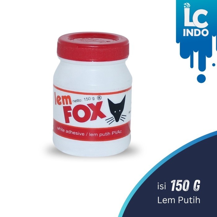 

Lem FOX putih Pvac 150 Gram / Lem fox putih 150 Gram