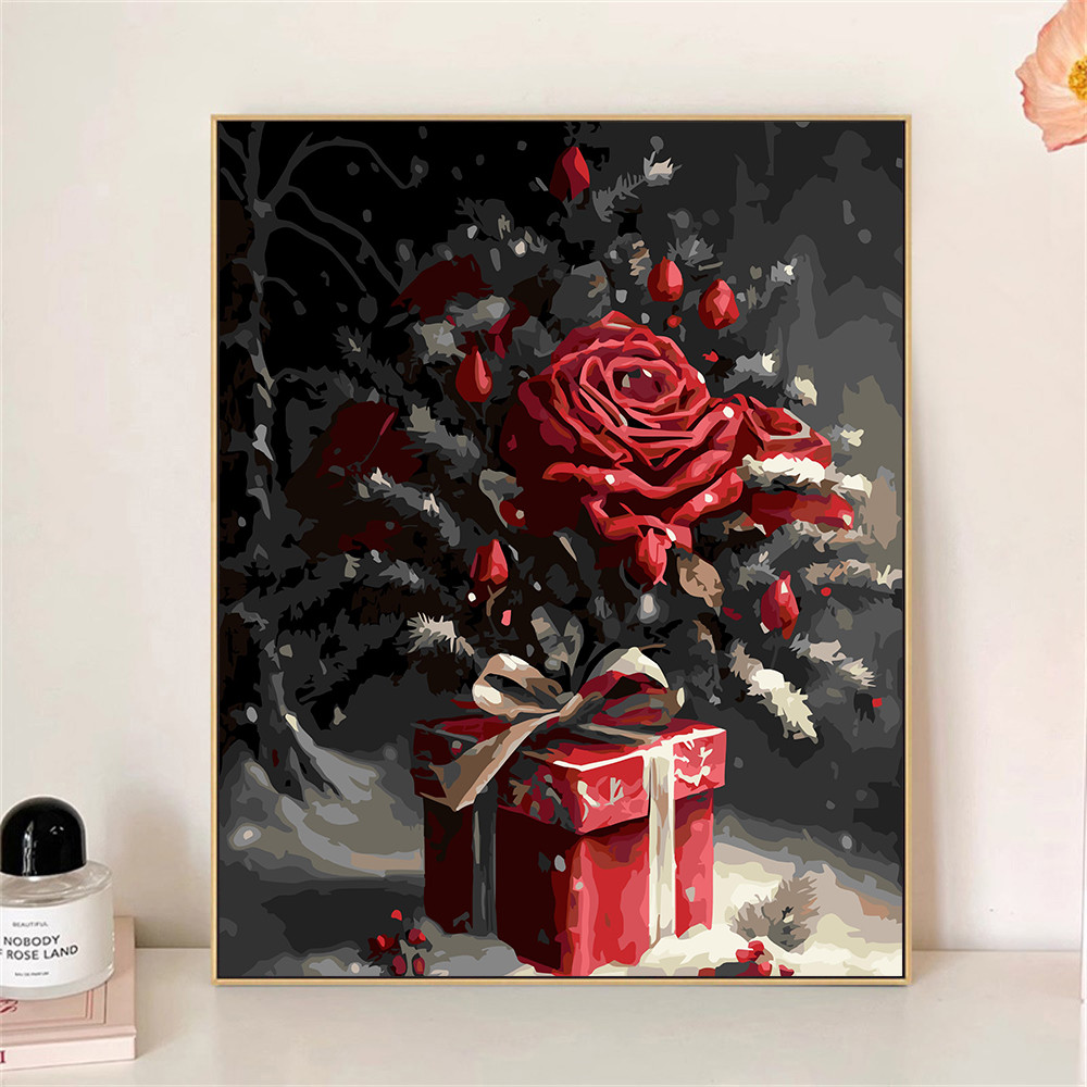 

Painting by Numbers For Adult Kit Gift Box DIY Dropshipping Canvas Oil Paint by Number Home Decor