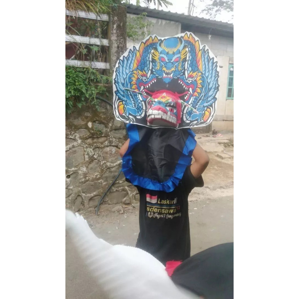 barongan anak-anak yang bagus - Topeng Barogan ukuran L