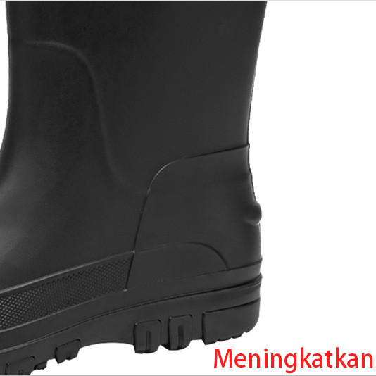 PROMO VERSI KOREA TABUNG TENGAH ELASTISITAS TINGGI TAHAN AIR SEPATU BOOTS PRIA IMPORT PREMIUM BOTS