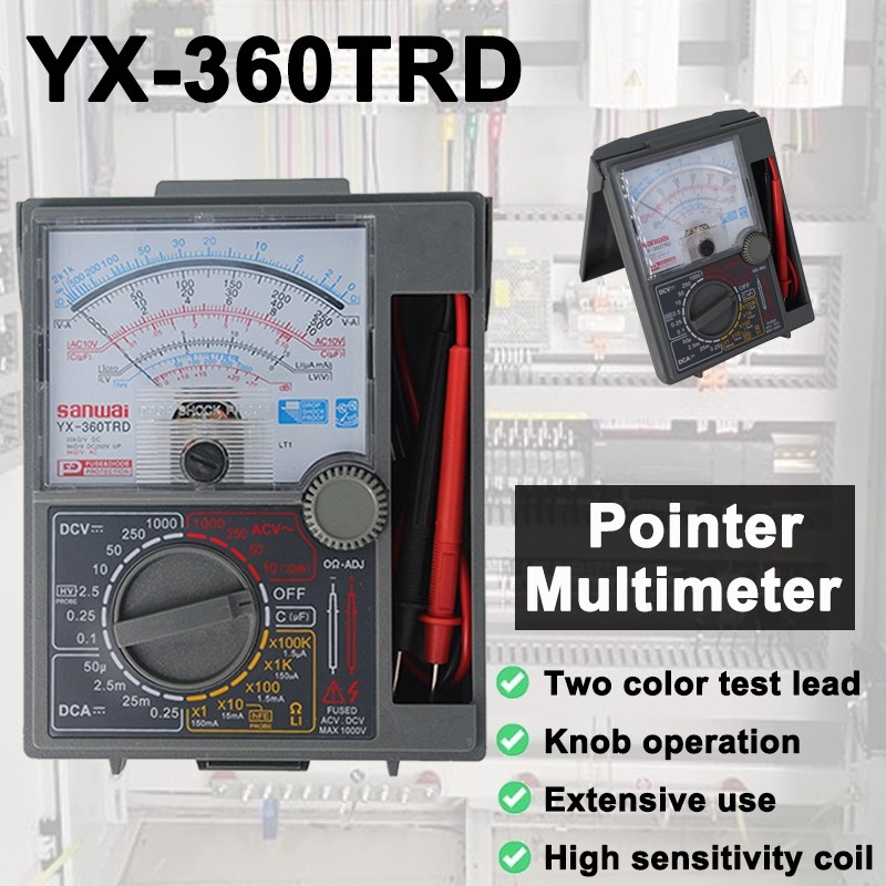 LU78IO Amperemeter Protection DC AC Test Analogue Multi Tester Manual Multimeter Multitester Analog 