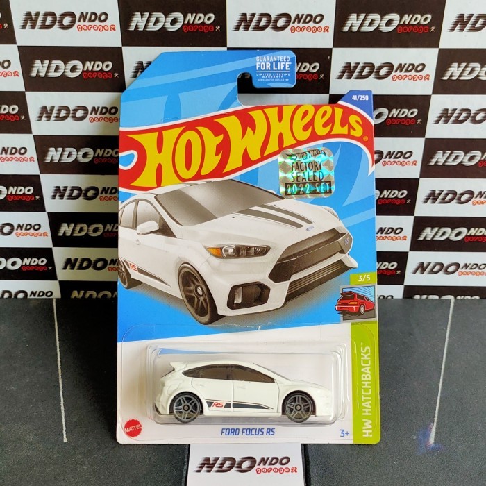 SP99 Hot Wheels Ford Focus RS White Recolor - Factory Sealed 2022
