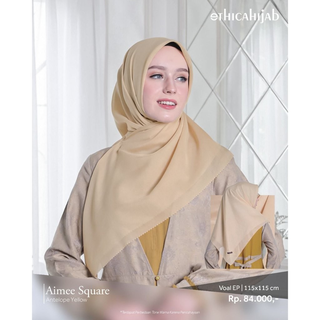 Hijab Ethica/Aimee Square Hijab Segi Empat