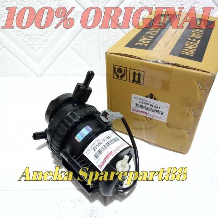 pompa solar assy fuel filter assy innova hilux fortuner diesel ori